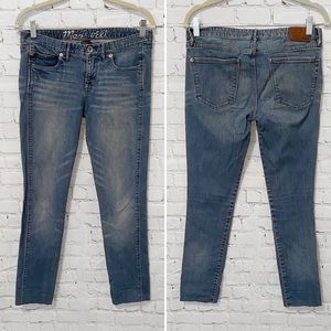 Madewell Raw Hem Skinny Low Jeans